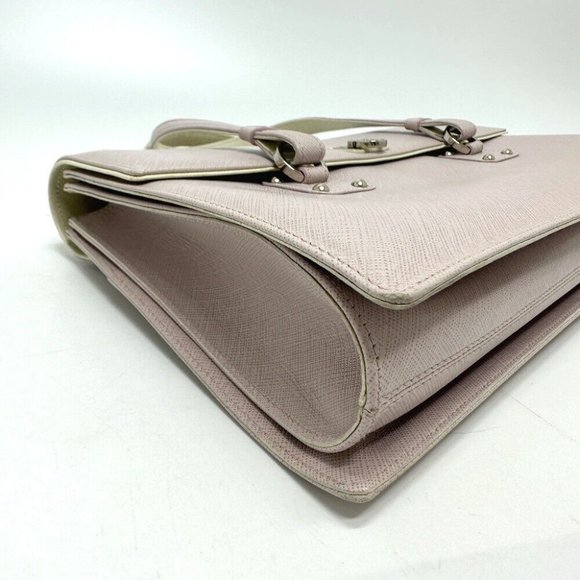 Salvatore Ferragamo Gancini Hand Bag Leather pink - Picture 14 of 14